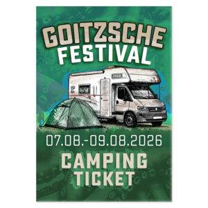 GOITZSCHE FESTIVAL 2026 - Camping-Ticket*