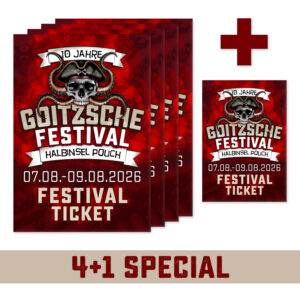 GOITZSCHE FESTIVAL 2026 - 4+1 Ticket-Special