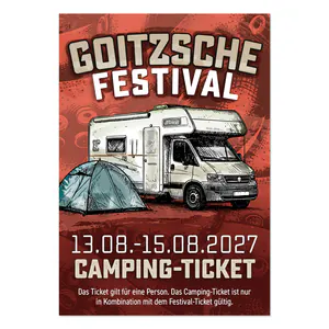 GOITZSCHE FESTIVAL 2027 - Camping-Ticket*
